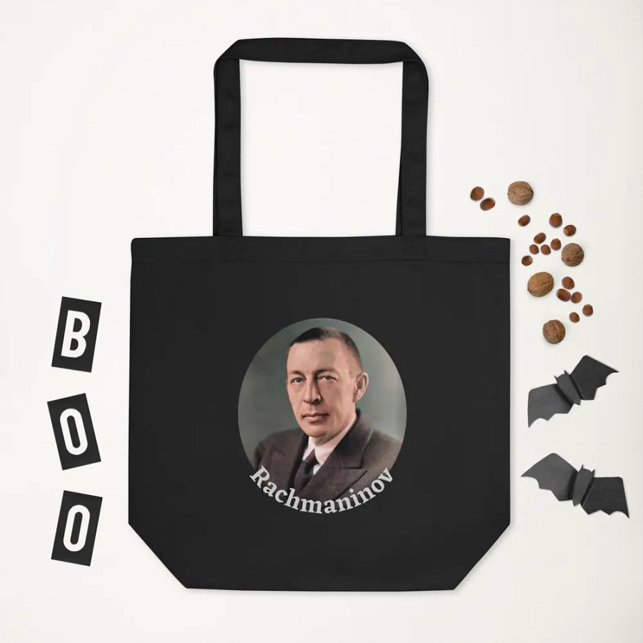 Sergej Rachmaninov - Colorized Portrait | Tote Bag product image (3)
