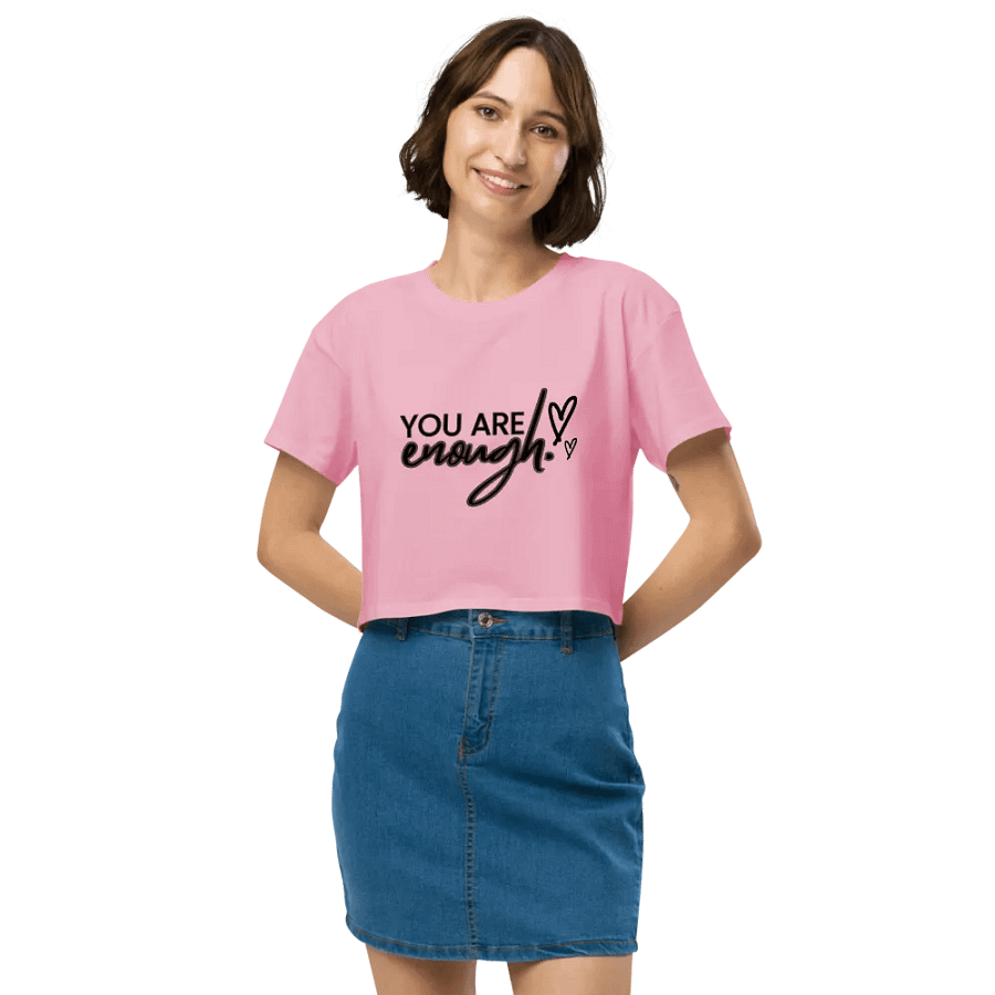 You Are Enough: Womens Crop Top 2. product image (4)