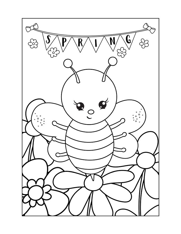 Spring Coloring Book for Kids product image (2)