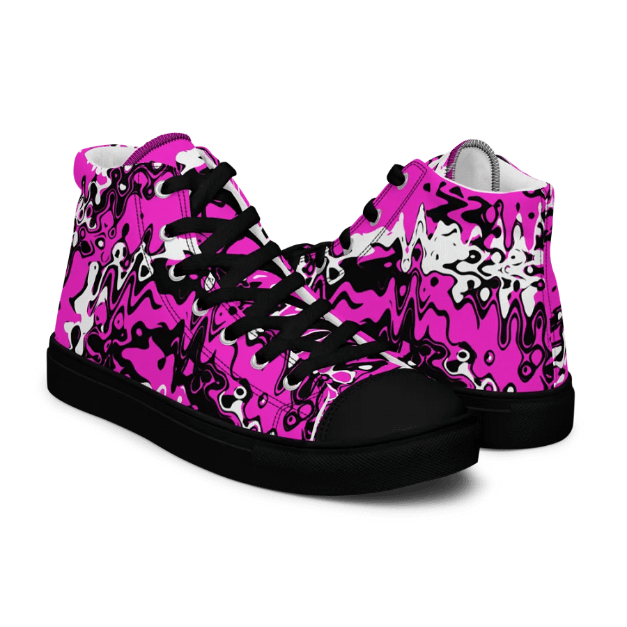 Cyberpink, high top canvas shoes (womens) product image (8)