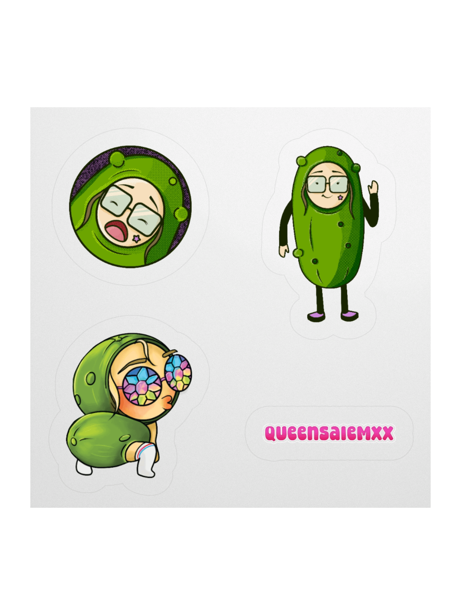 Salem pickle stickers product image (2)