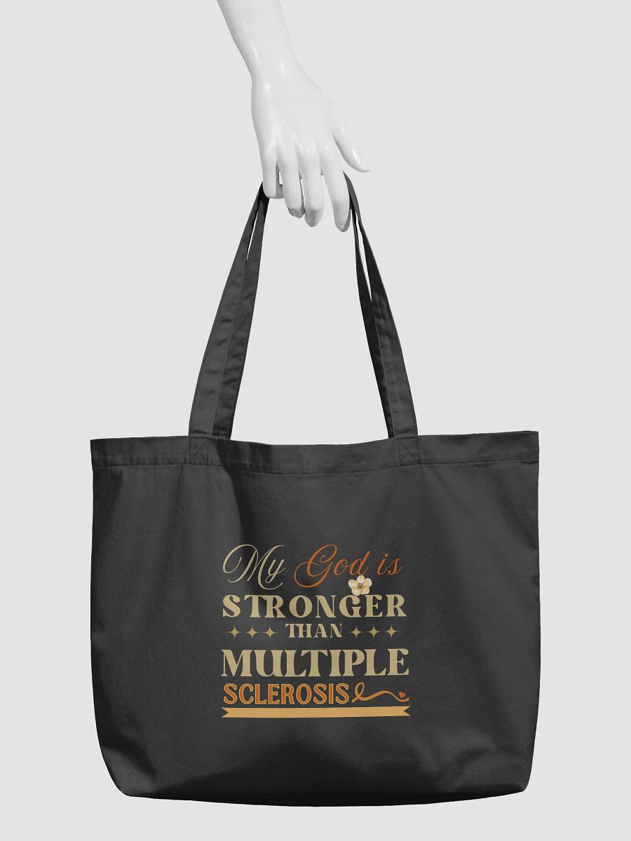 My God is Stronger Than Multiple Sclerosis Eco Tote bag product image (3)