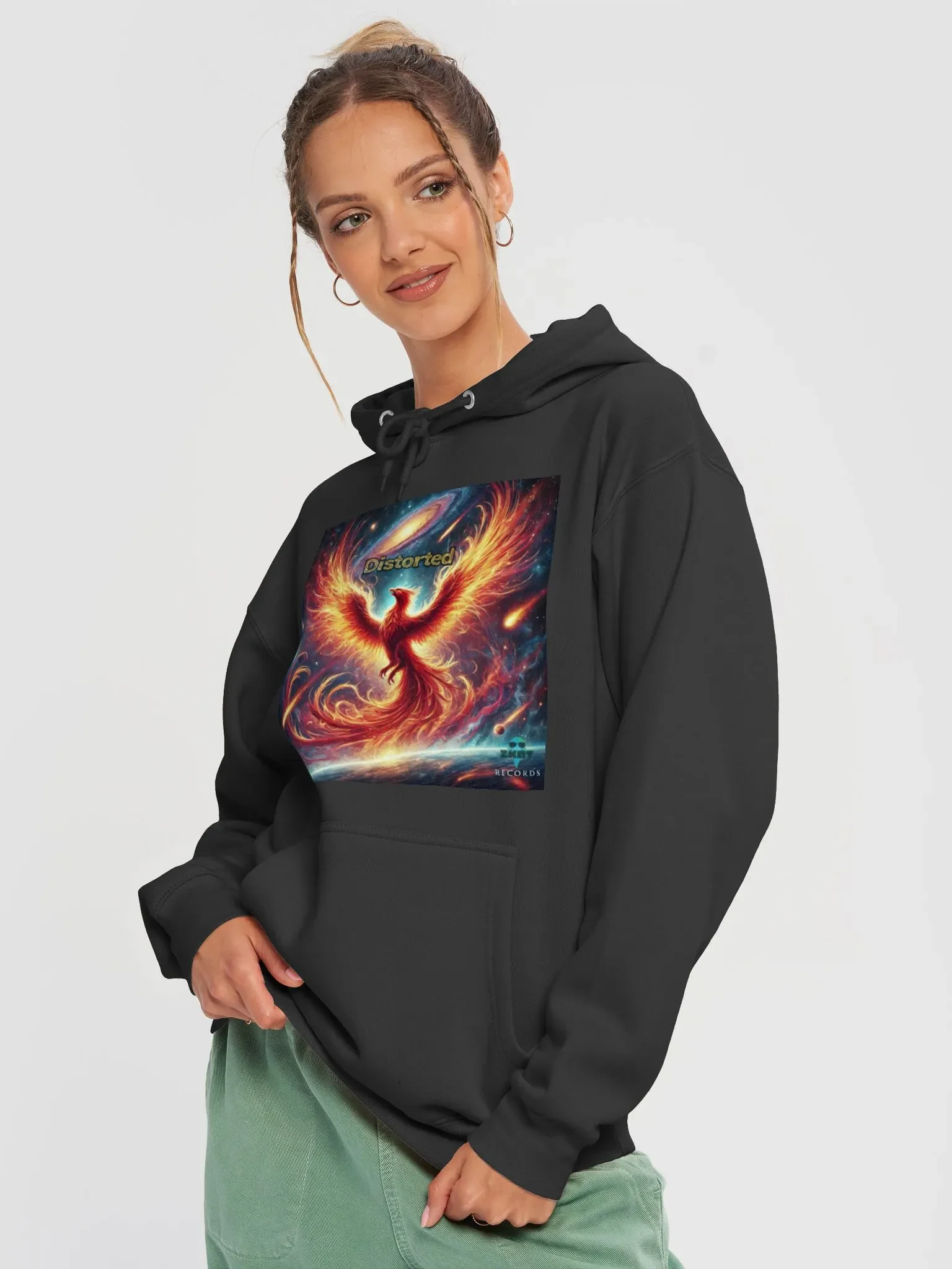 Distorted Album Cover Pullover Hoodie - Show your Support with Style - Menswear, Womenswear product image (23)