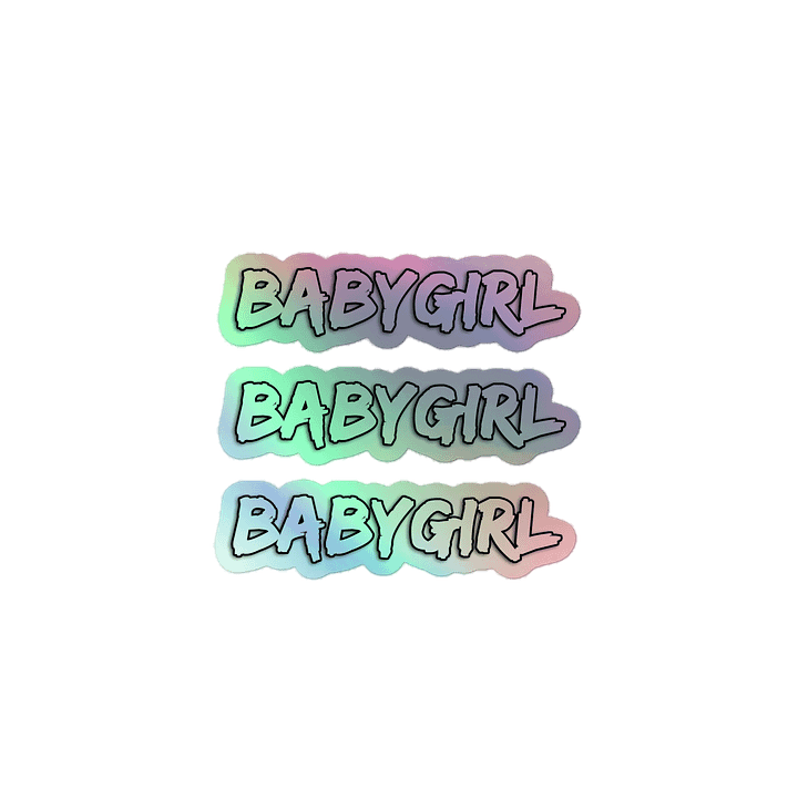 Babygirl Holographic Stickers product image (1)