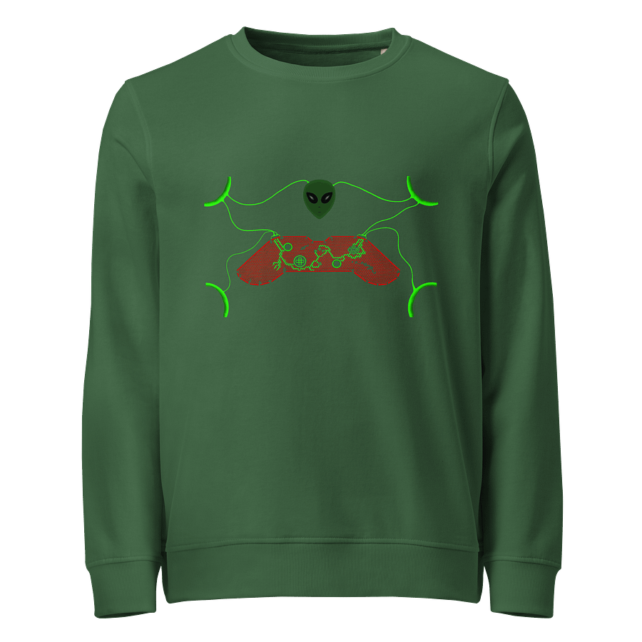 Galactic Gamer Organic Sweatshirt product image (1)