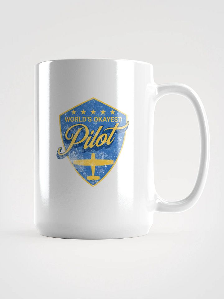 World's Okayest Pilot - 15 Oz Mug product image (1)