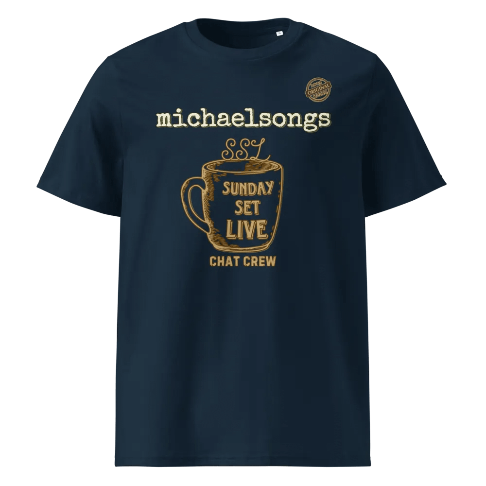 organic tee w/Sunday Set Chat Crew logo product image (3)