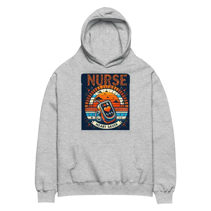 Heart Saver Nurse Graphic Hoodie product image (12)