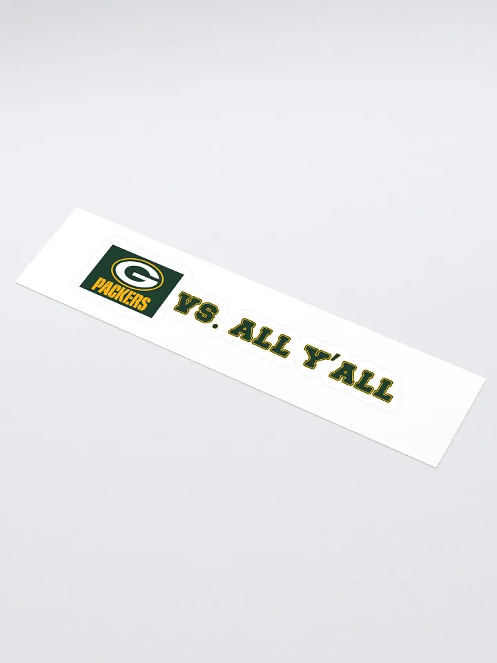 Packers Vs. All Y'all Green Bay Football Rivalry Design product image (1)