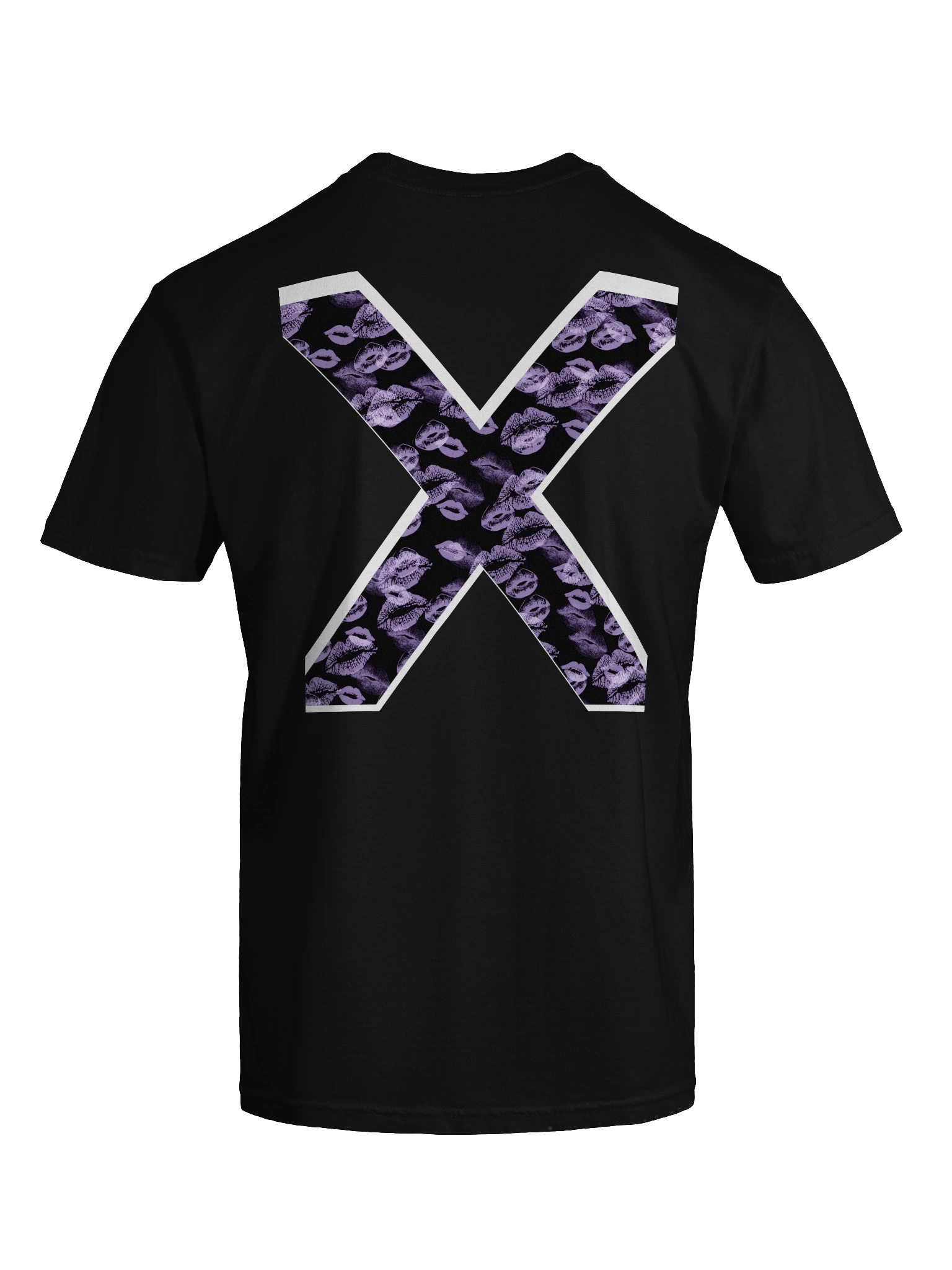 Black X Light Blue Lipstick Kisses | Shirt product image (4)