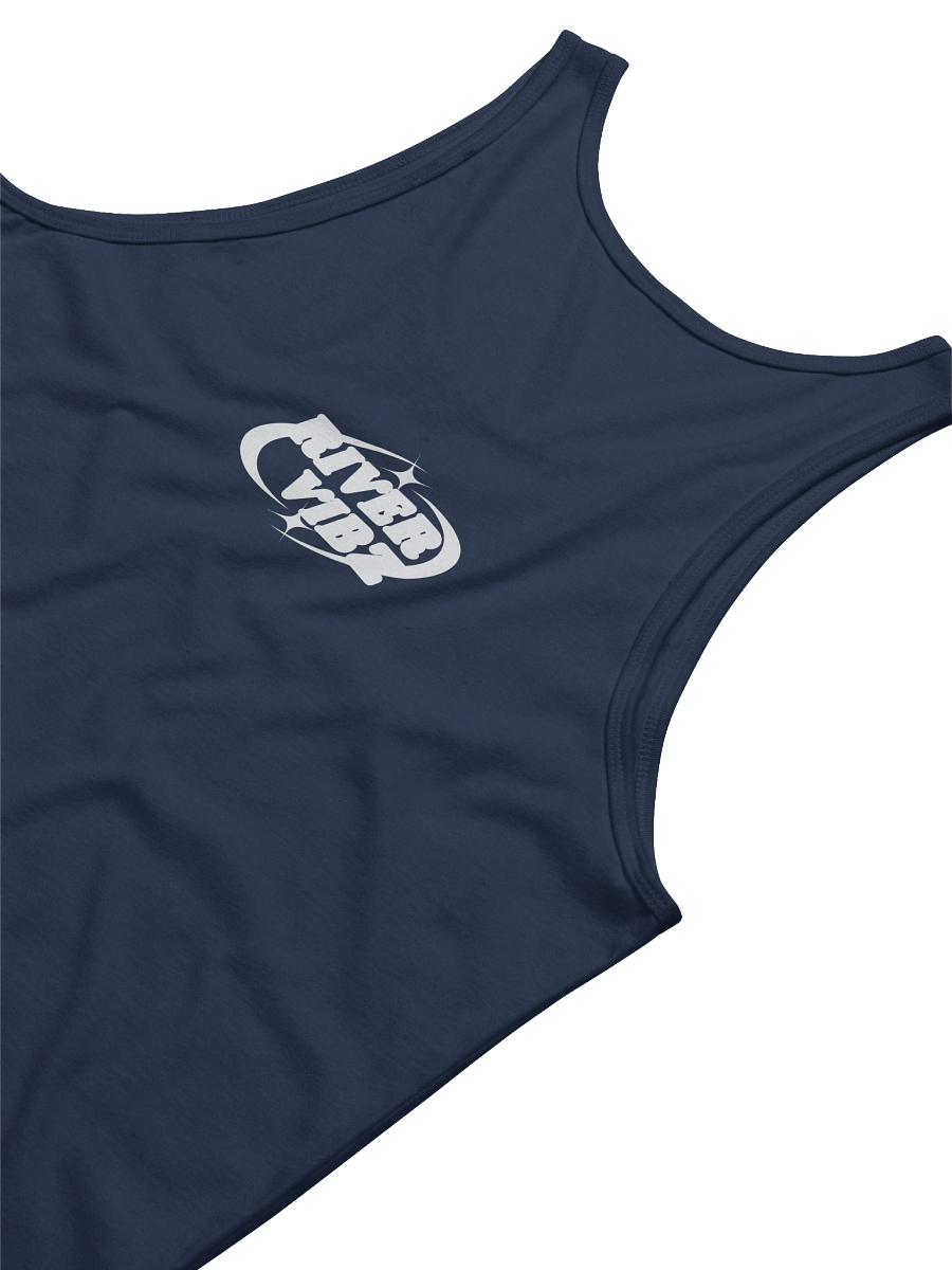 Men's White Starry River Vibz Logo Tank product image (17)