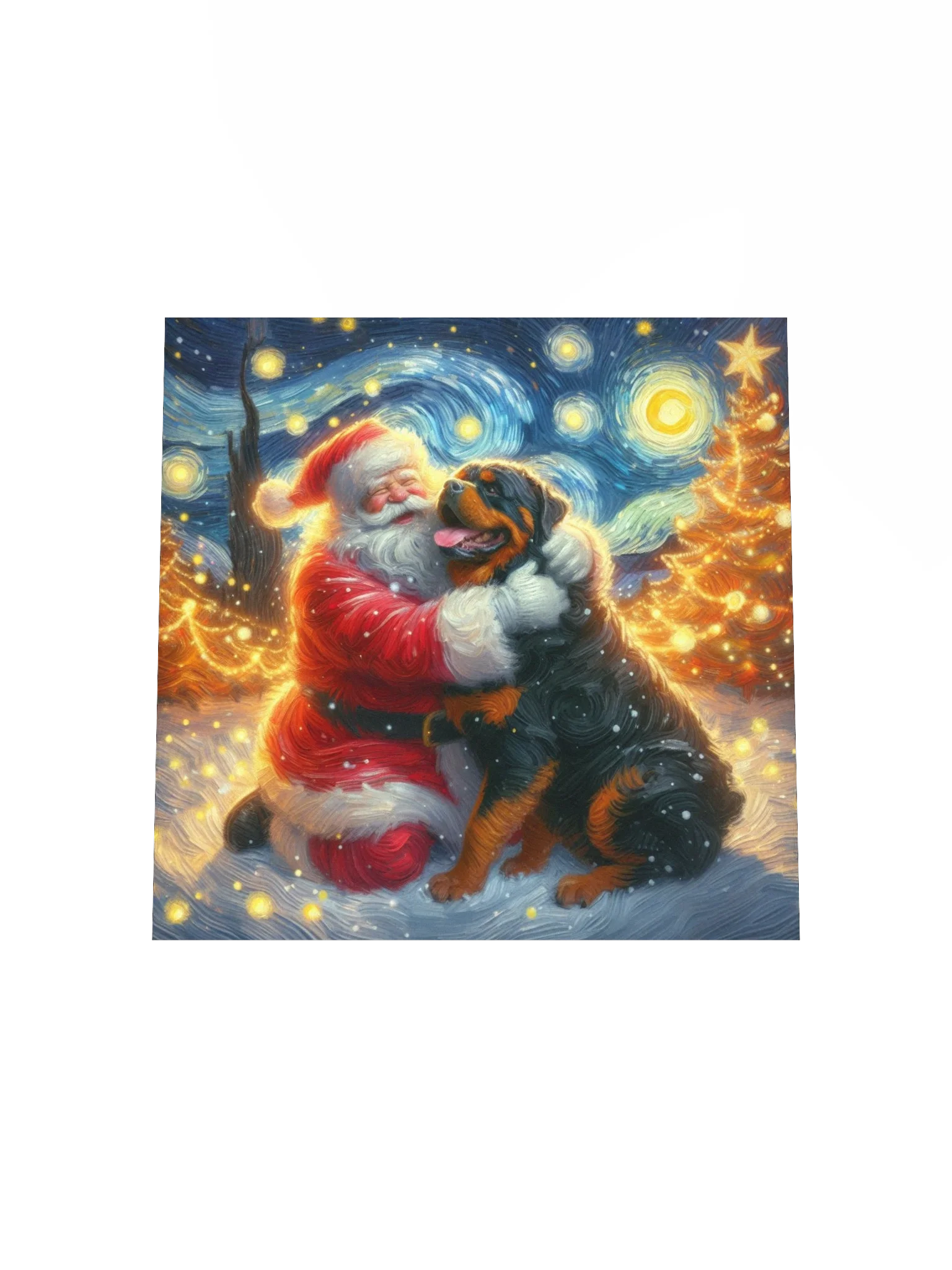 Rottweiler & Santa Poster product image (17)