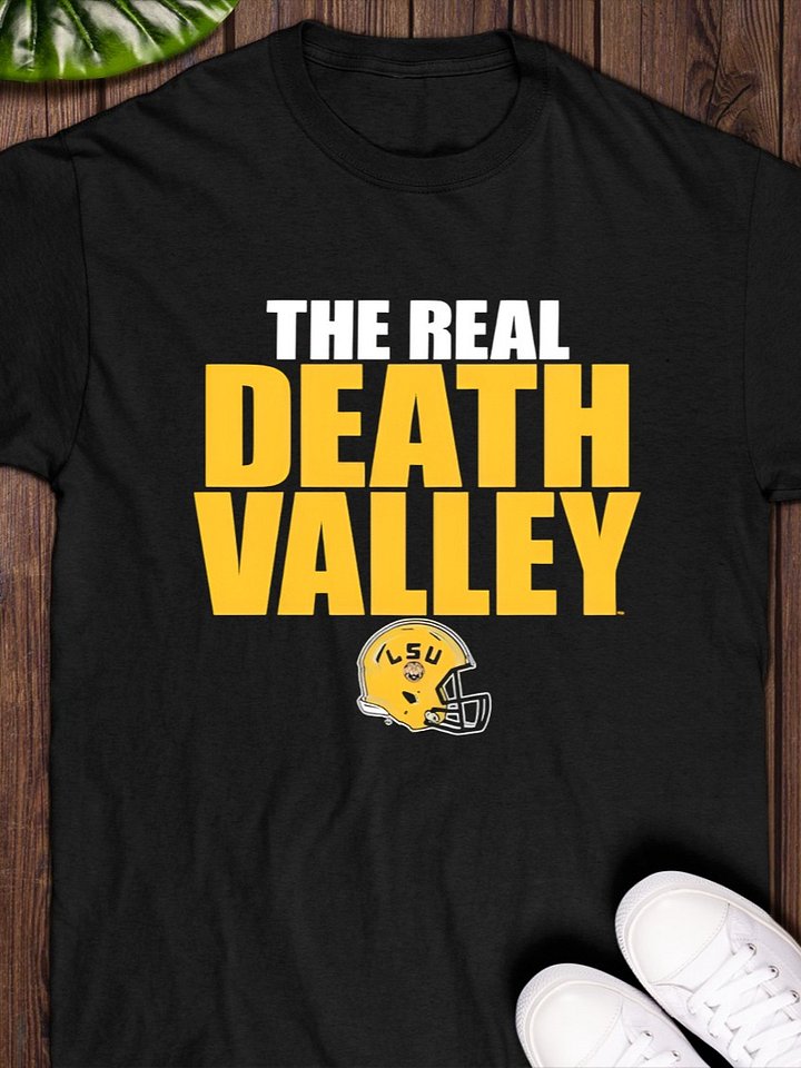 LSU Tigers The Real Death Valley helmet T-Shirt product image (1)