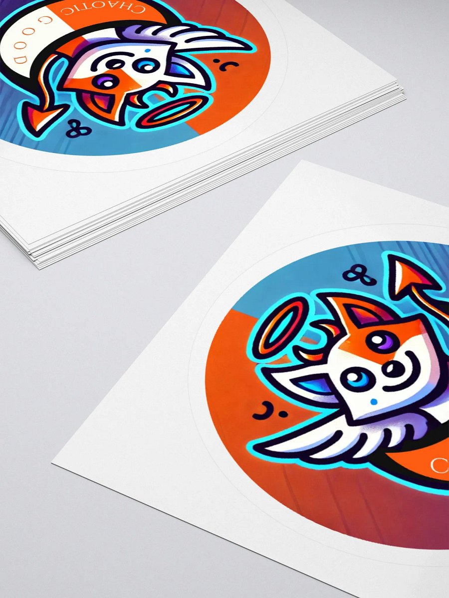 Chaotic Good Stories That Don't Sit Still Logo Sticker product image (11)