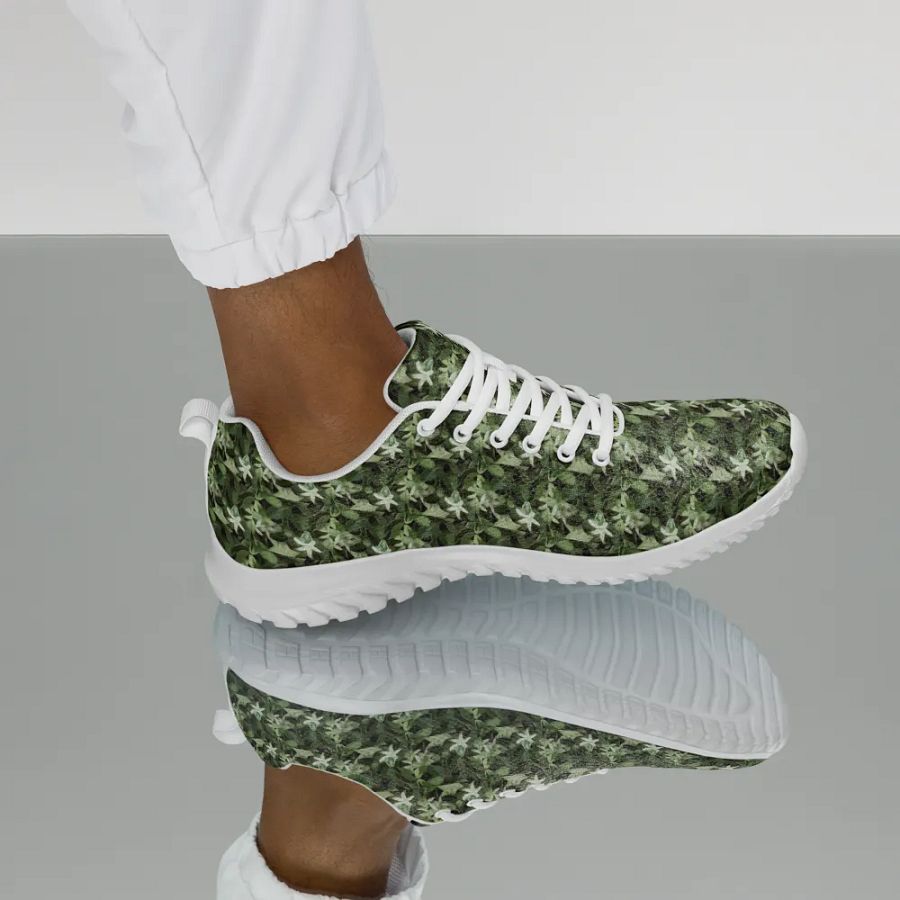 DARK GREEN CAMO PATTERN MEN'S ATHLETIC SHOES product image (5)