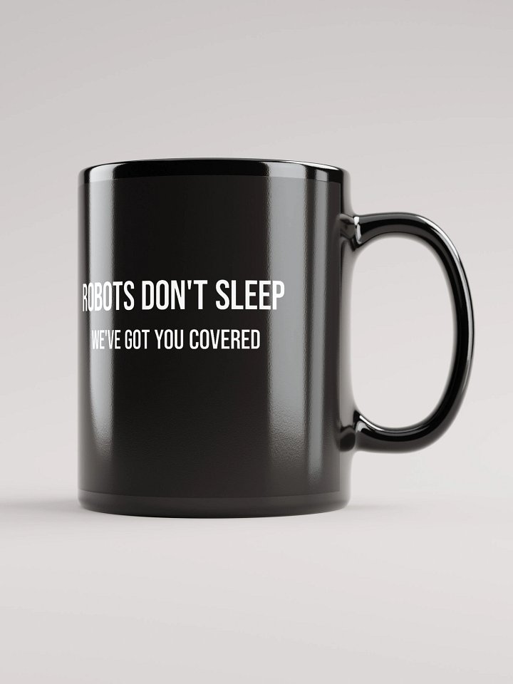 Robots Don't Sleep: Geometric Harmony Mug product image (2)