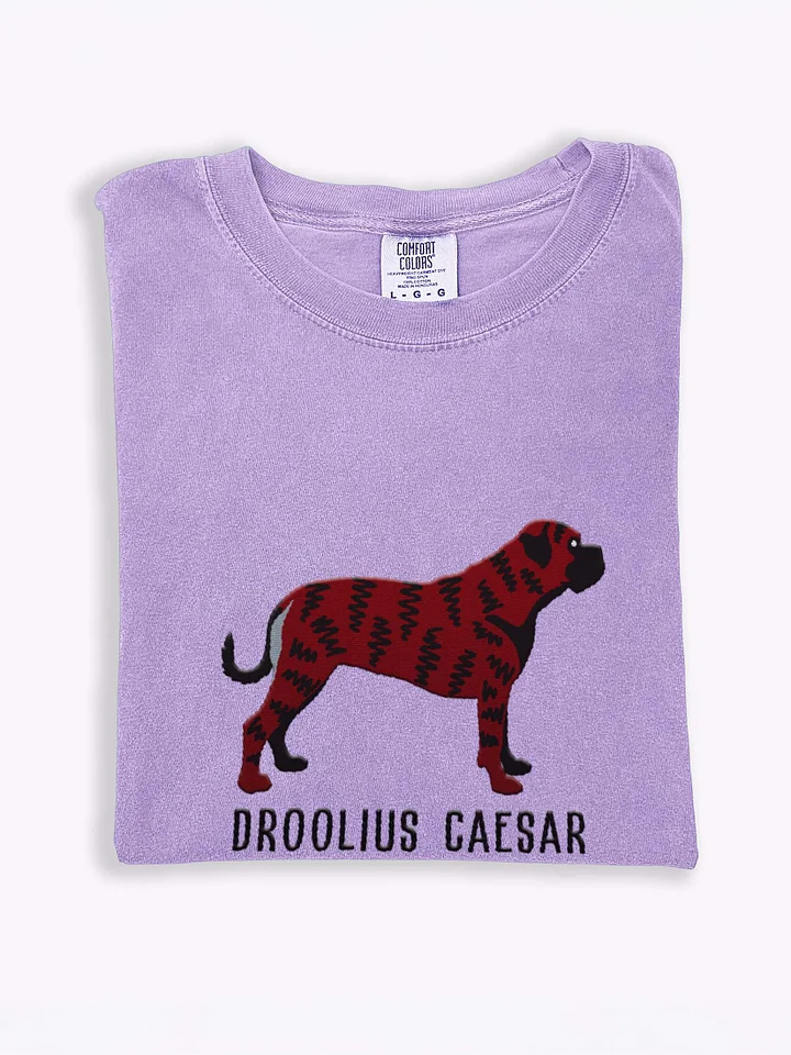 Droolius Caesar T-Shirt(Embroidered) of a Bullmastiff(Brindle) product image (1)