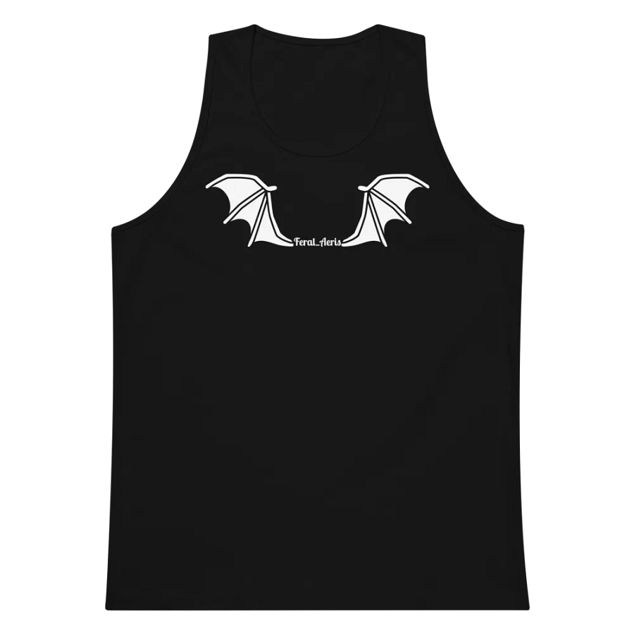 Ornate Memories Script Tank Top Black product image (5)