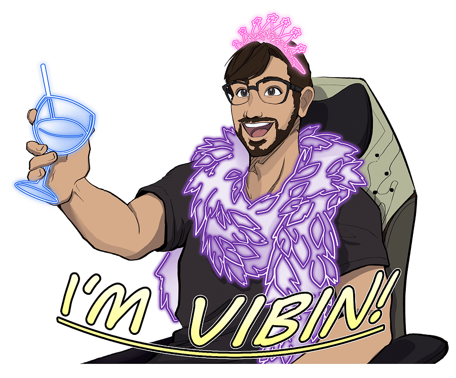 Im Vibin Sticker product image (1)