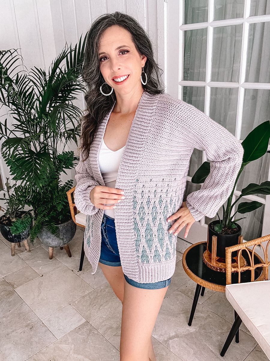 Seabird Mosaic Crochet Cardigan product image (8)