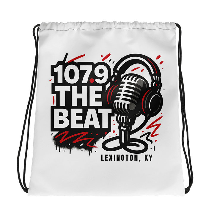 The Beat Mic Drawstring Bag product image (1)