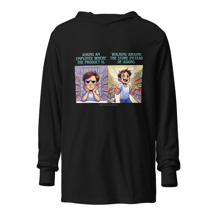 Awkward Shopper Cartoon Tee product image (1)