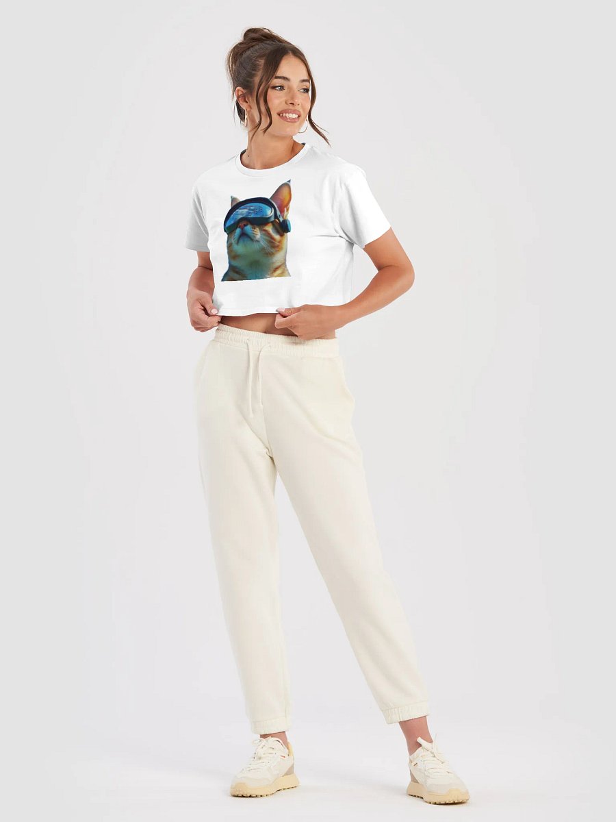 Crop-top imprimé chat product image (3)
