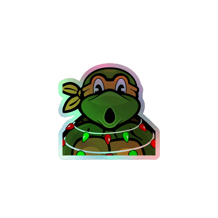 Uh Oh Lights Holographic Sticker Mikey product image (1)