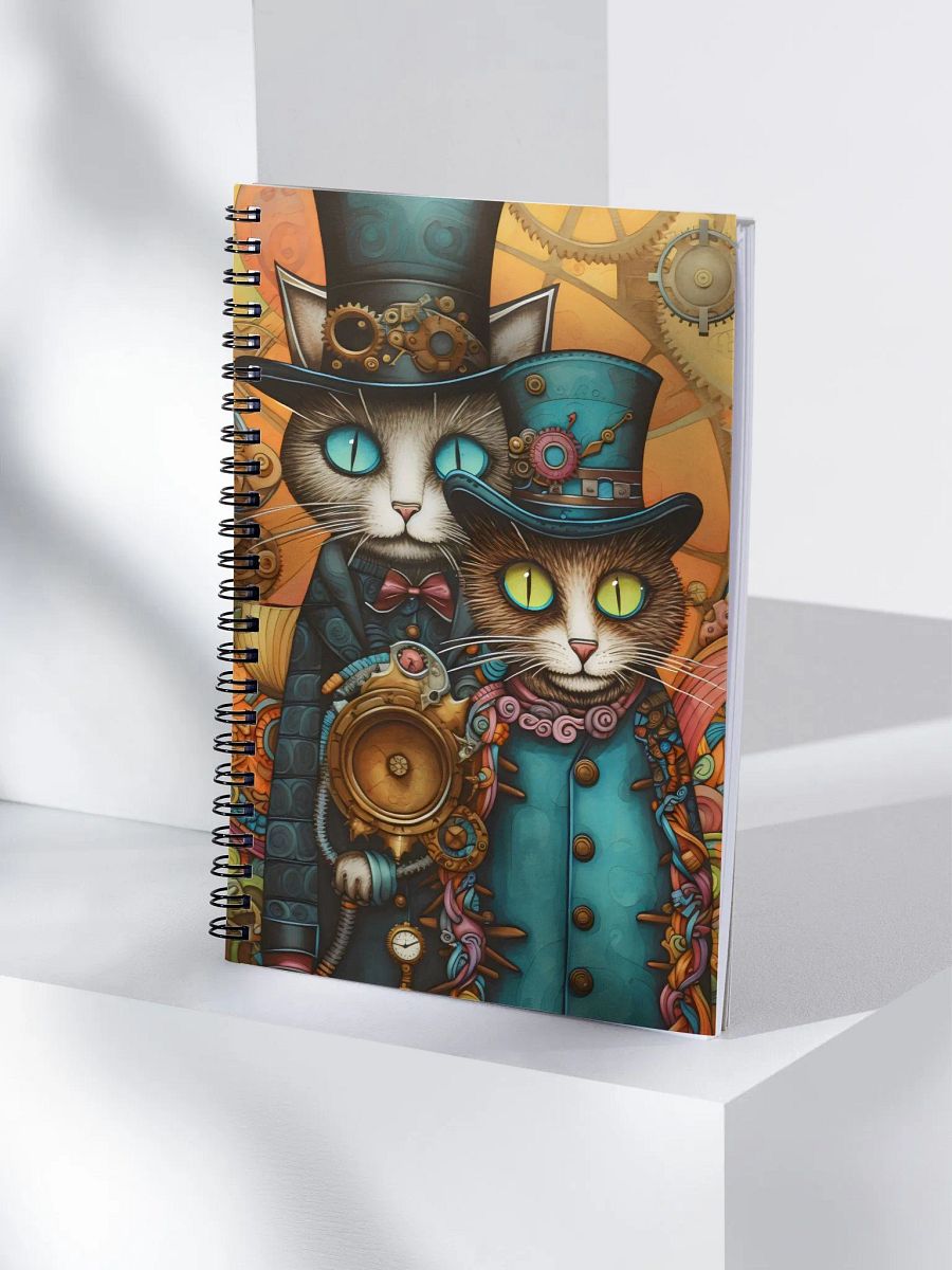 Steampunk Cats Spiral Notebook product image (4)