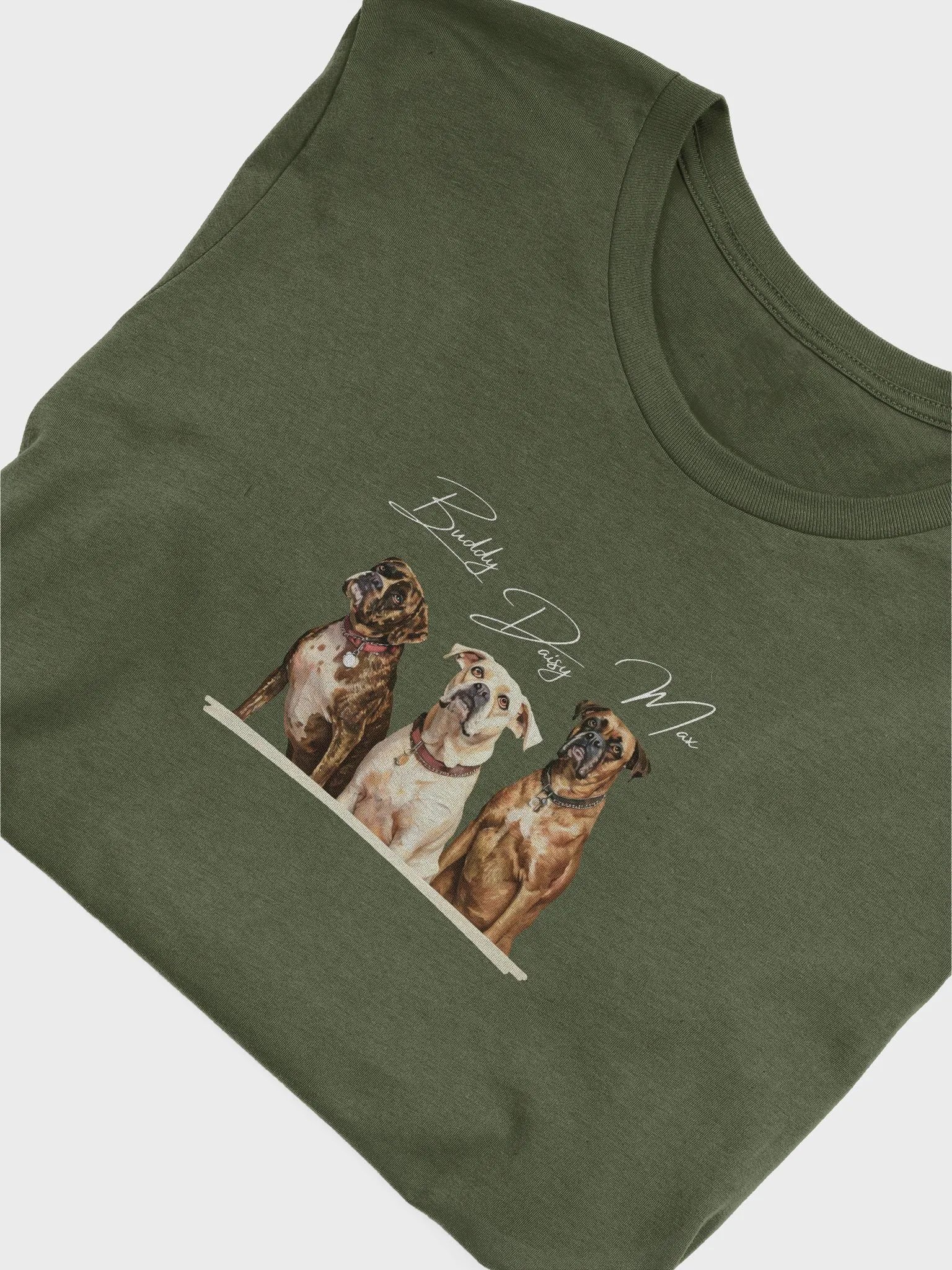 GROUP CUSTOM PET DESIGNS / T-SHIRT WITH PERSONALIZED NAME / DIGITAL ART III product image (1)