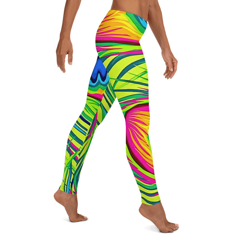 Peacock Feathers Fantasy Leggings product image (11)