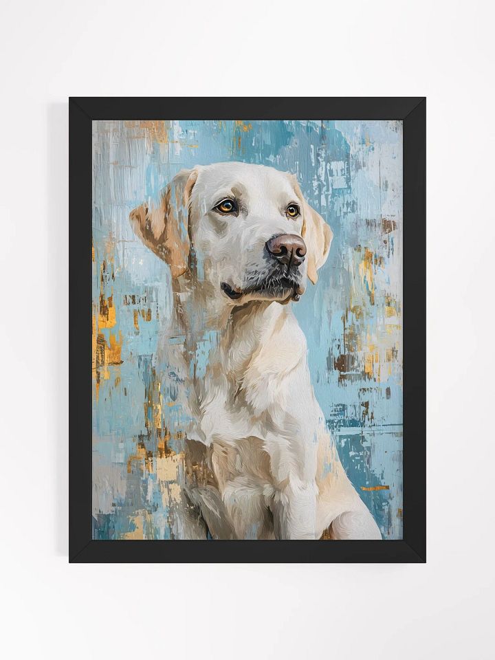 Labrador Retriever Abstract Framed Poster Art product image (8)
