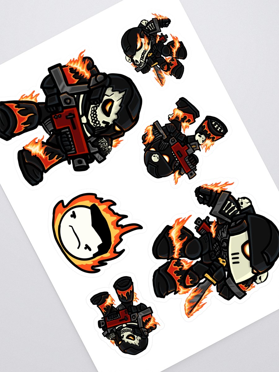 Hot Space Soldier Sticker Sheet 2 product image (1)