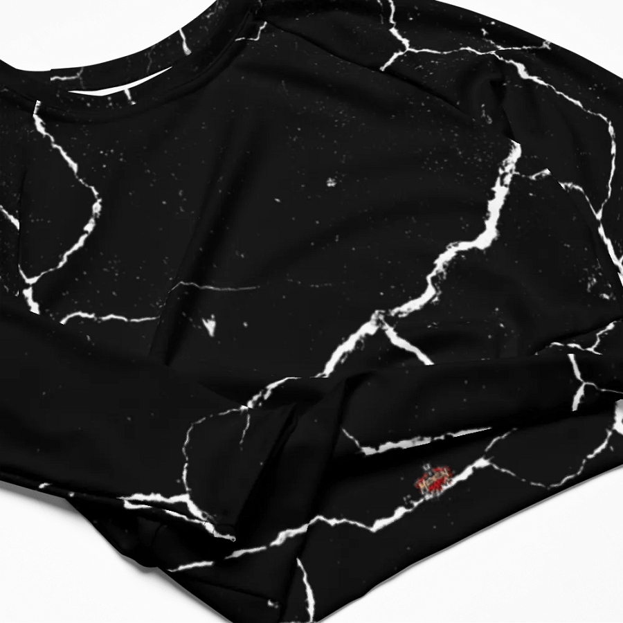 Cracked Monochrome Crop Top product image (10)