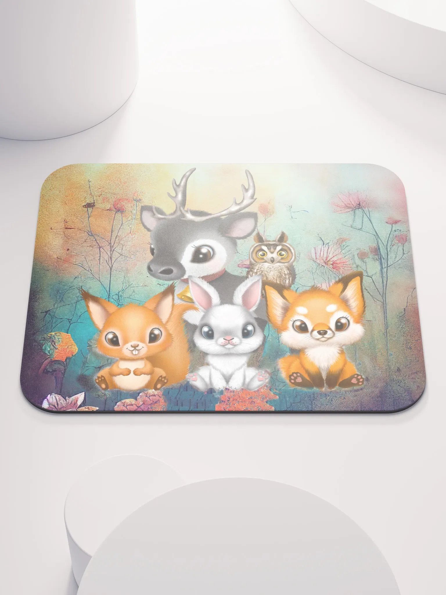 Baby Woodland Animals Mousepad product image (1)
