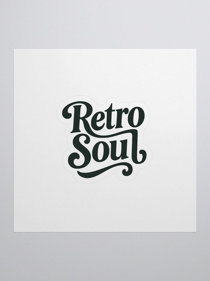 Retro Soul Kiss Cut Stickers product image (1)