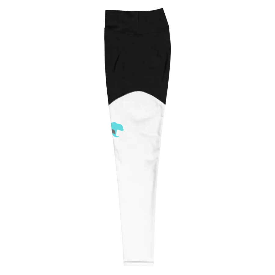Simple Logo Black and White Leggings product image (3)