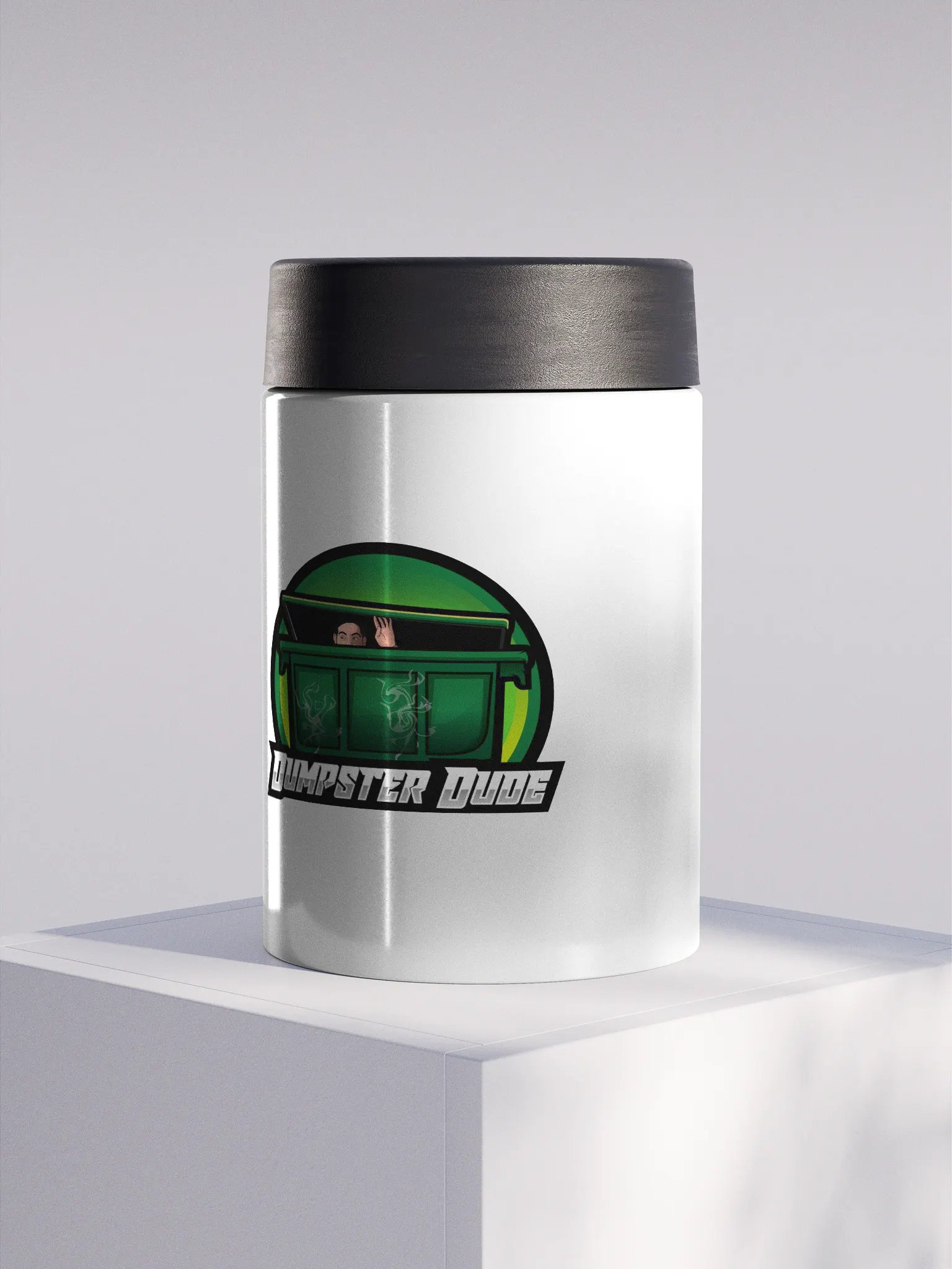 Dumpster Dude Metal Koozie product image (1)