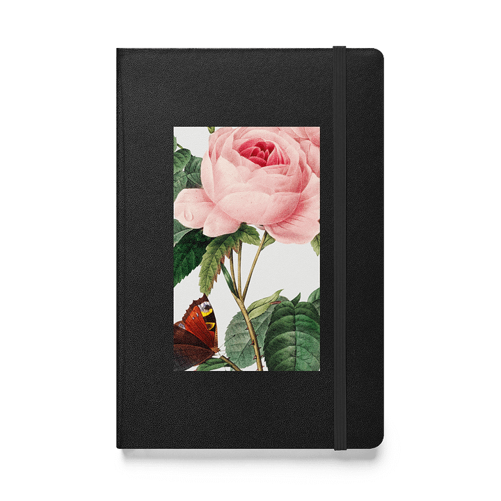 Rose & Butterfly Hardcover Notebook product image (1)