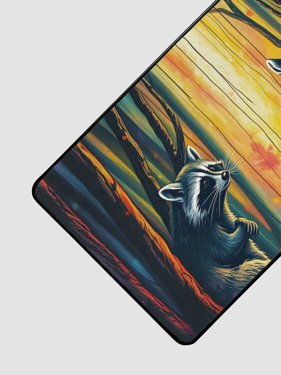 Chatting Raccoons Desk Mat product image (3)