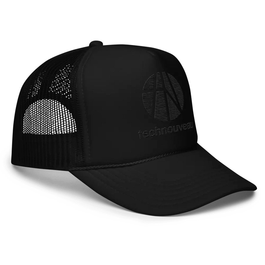 Technouveau Trucker Cap # 2 Black Print product image (3)
