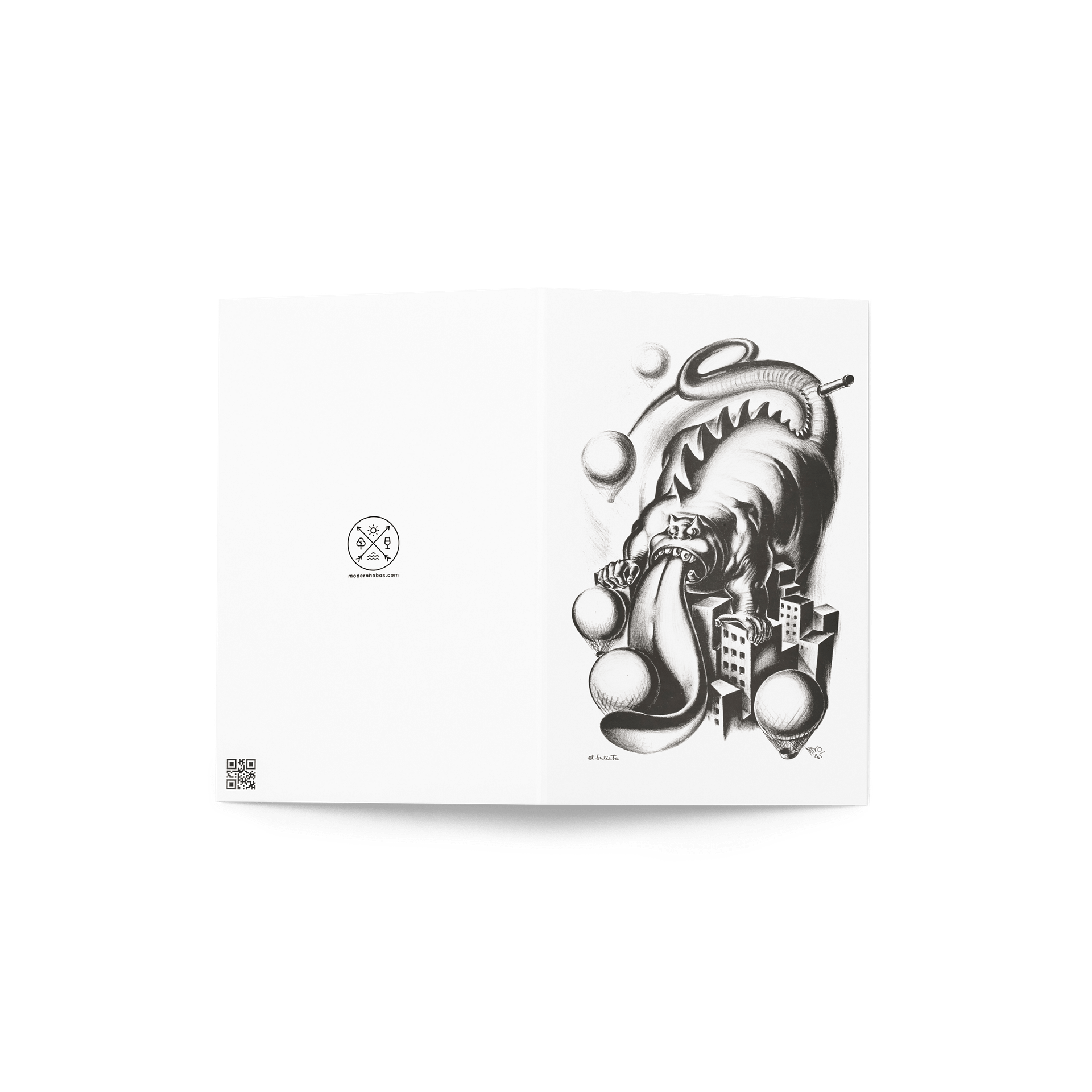 The Bully Blank Greeting Card product image (2)