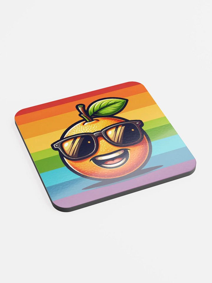 Tangerine Rainbow Coaster product image (2)