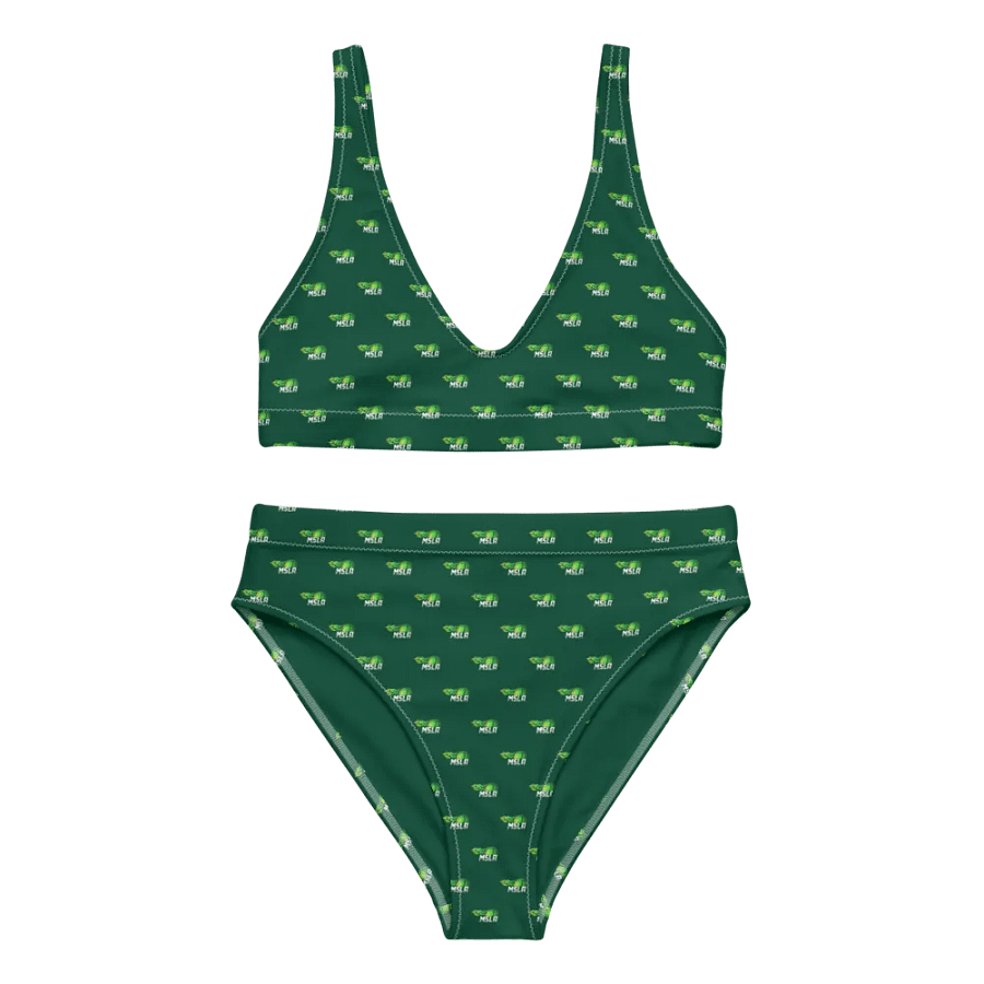 MSLA Green High Waisted Bikini product image (2)