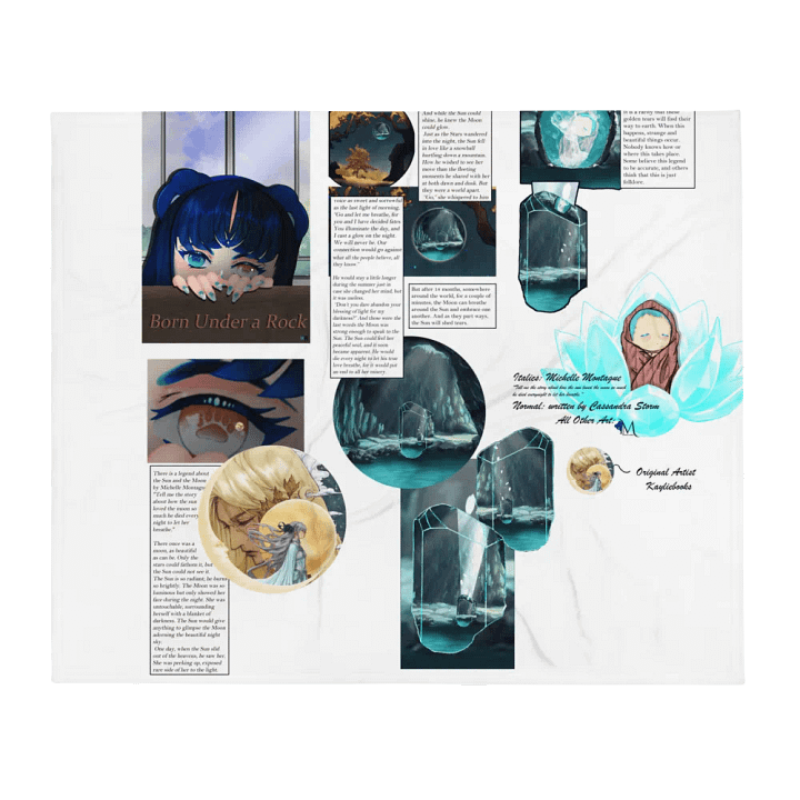 Born Under A Rock Throw Blanket product image (2)