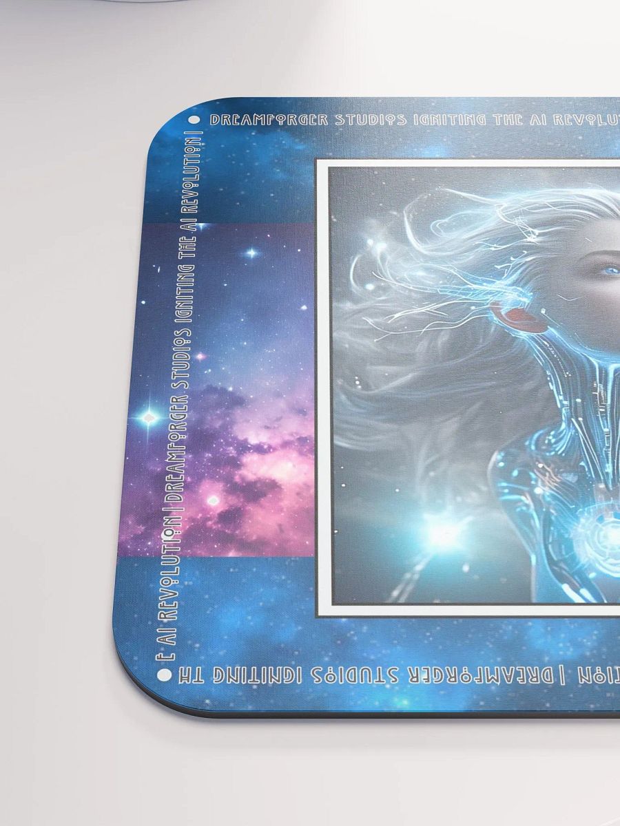 Electric Divinity: Celestial Circuitry Mouse Pad product image (6)