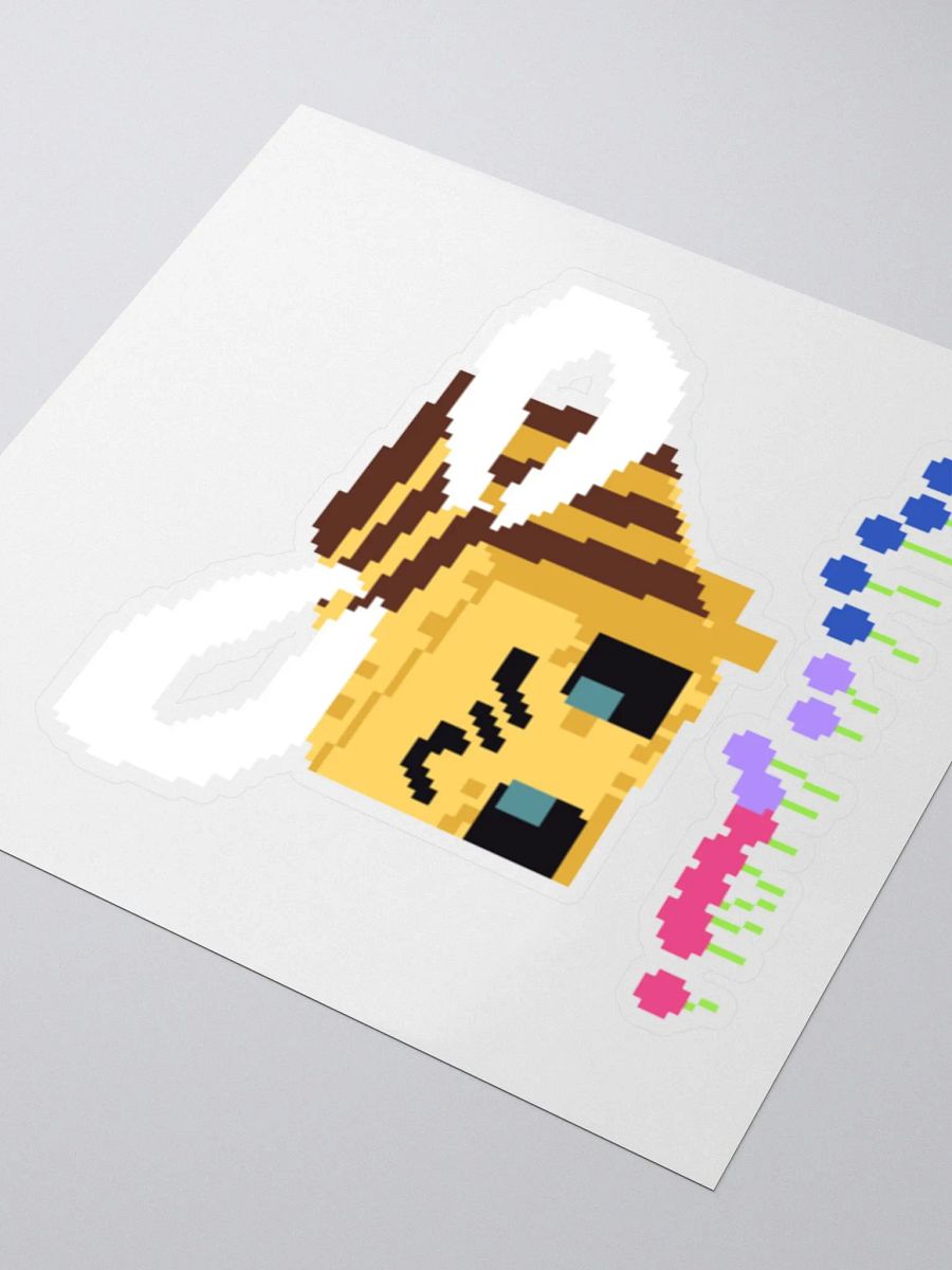 Minecraft bee sticker (bisexual) product image (3)