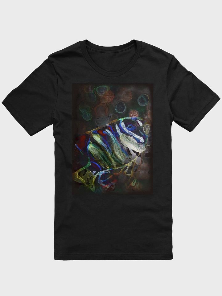 "Ink Depths: Midnight Fish Tee" "Abyssal Flow" (Traditionally Female Anatomy ) product image (1)
