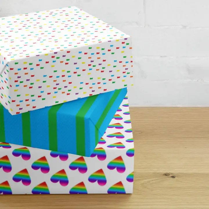 Wrapping Paper - Confetti, 8-Bit, Hearts product image (2)