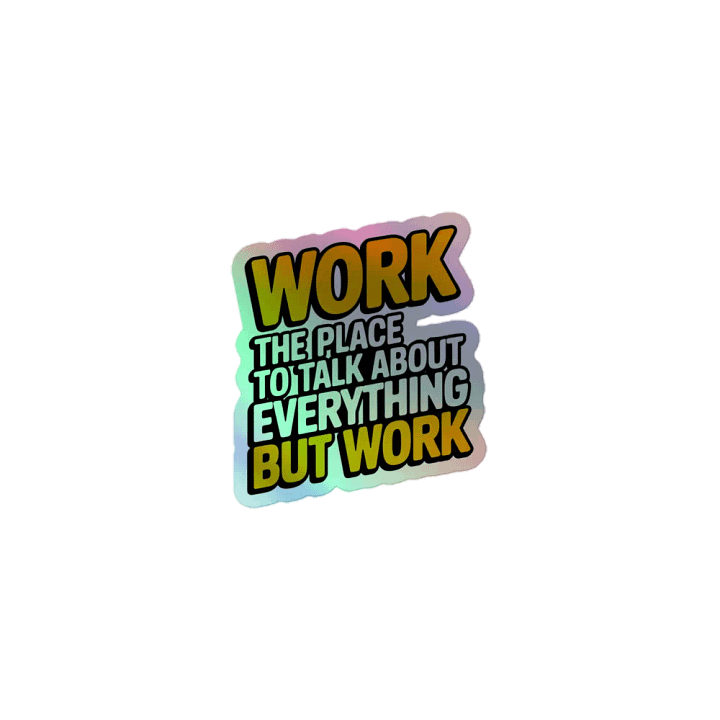 Workplace Rebellion Holographic Sticker Set product image (1)